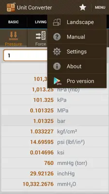 Unit Converter android App screenshot 4