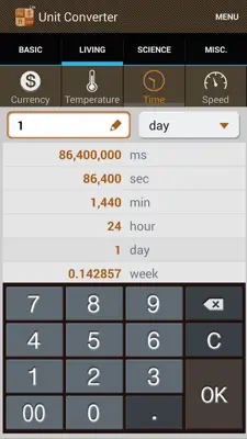 Unit Converter android App screenshot 5