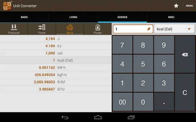 Unit Converter android App screenshot 7