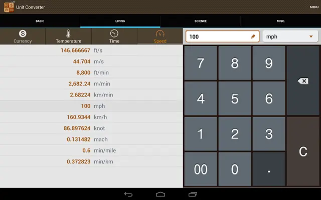 Unit Converter android App screenshot 8